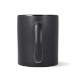 Matte Keramiktasse mit glänzendem Innenrand, 350 ml farbe schwarz fünfte Ansicht