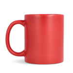Matte Keramiktasse mit glänzendem Innenrand, 350 ml farbe rot vierte Ansicht