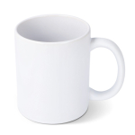 Matte Keramiktasse mit glänzendem Innenrand, 350 ml farbe weiß