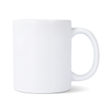 Matte Keramiktasse mit glänzendem Innenrand, 350 ml farbe weiß zweite Ansicht