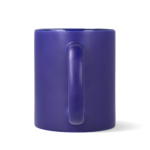 Matte Keramiktasse mit glänzendem Innenrand, 350 ml farbe dunkelblau fünfte Ansicht