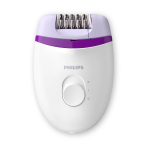 Epilierer und Mini-Trimmer im Satin-Etui, Marke Philips farbe weiß