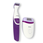 Epilierer und Mini-Trimmer im Satin-Etui, Marke Philips farbe weiß dritte Ansicht