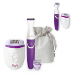 Epilierer und Mini-Trimmer im Satin-Etui, Marke Philips