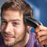 Haarschneide-Set mit Rasierer, Schere und Kamm, Philips farbe titan achte Ansicht