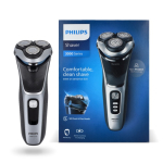 Elektrischer Rasierer für Kopf und Gesicht, Marke Philips farbe schwarz