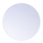 Rundes Mauspad für vollfarbigen Druck farbe weiß vierte Ansicht