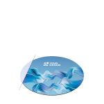 Rundes Mauspad für vollfarbigen Druck Ansicht mit Druckbereich