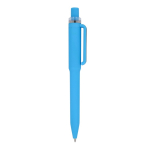Kugelschreiber aus Recycling-Kunststoff, Soft-Touch, blaue Tinte farbe blau fünfte Ansicht