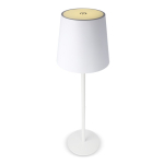 Wiederaufladbare Alu-Tischlampe, höhenverstellbar farbe weiß sechste Ansicht