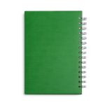 A5-Ringbuchkalender mit Bezug aus Kunstleder farbe grün
