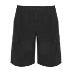 Kurze Arbeitsshorts aus Baumwolle 200 g/m2 Roly Armour farbe schwarz zweite Ansicht