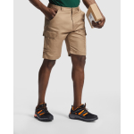 Kurze Arbeitsshorts aus Baumwolle 200 g/m2 Roly Armour farbe camel dritte Gebrauchsansicht