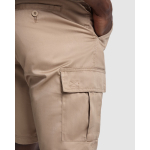 Kurze Arbeitsshorts aus Baumwolle 200 g/m2 Roly Armour farbe camel zweite Detailansicht