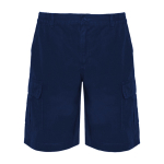 Kurze Arbeitsshorts aus Baumwolle 200 g/m2 Roly Armour farbe marineblau zweite Ansicht