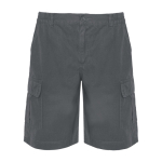 Kurze Arbeitsshorts aus Baumwolle 200 g/m2 Roly Armour farbe aschgrau zweite Ansicht