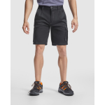 Kurze Arbeitsshorts mit Taschen 250 g/m2 Roly Vitara farbe schwarz erste Gebrauchsansicht