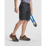 Kurze Arbeitsshorts mit Taschen 250 g/m2 Roly Vitara farbe schwarz dritte Gebrauchsansicht