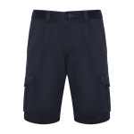 Kurze Arbeitsshorts mit Taschen 250 g/m2 Roly Vitara farbe marineblau zweite Ansicht