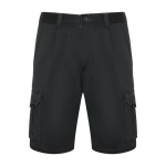 Kurze Arbeitsshorts mit Taschen 250 g/m2 Roly Vitara farbe aschgrau zweite Ansicht