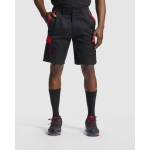 Kurze Arbeitsshorts aus Baumwolle 250 g/m2 Roly Tahoe farbe rot erste Gebrauchsansicht