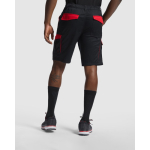 Kurze Arbeitsshorts aus Baumwolle 250 g/m2 Roly Tahoe farbe rot vierte Gebrauchsansicht