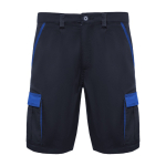 Kurze Arbeitsshorts aus Baumwolle 250 g/m2 Roly Tahoe farbe köngisblau zweite Ansicht