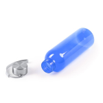 RPET-Trinkflasche mit transparentem Körper und Trageband, 600 ml farbe rot dritte Detailansicht