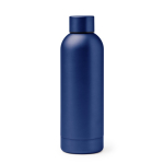 Edelstahl-Thermoskanne mit glatter Oberfläche 550 ml farbe blau zweite Ansicht