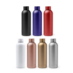 Edelstahl-Thermoskanne mit glatter Oberfläche 550ml farbe roségold dritte Detailansicht