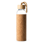 Glasflasche mit Naturkorkhülle 500ml farbe natürliche farbe zweite Ansicht