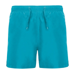Badehose mit zwei Seitentaschen 100 g/m2 Roly Direct Aqua farbe türkis zweite Ansicht