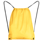 Turnbeutel aus 210D-Polyester mit Metallösen farbe gelb zweite Ansicht