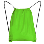 Turnbeutel aus 210D-Polyester mit Metallösen farbe hellgrün zweite Ansicht