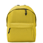 Mehrzweck-Rucksack aus 900D-Polyester mit Hauptfach farbe gelb zweite Ansicht