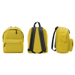 Mehrzweck-Rucksack aus 900D-Polyester mit Hauptfach farbe gelb erste Detailansicht