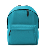 Mehrzweck-Rucksack aus 900D-Polyester mit Hauptfach farbe türkis zweite Ansicht