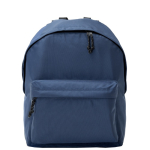 Mehrzweck-Rucksack aus 900D-Polyester mit Hauptfach farbe marineblau zweite Ansicht