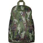 Günstiger Rucksack aus Polyester mit verschiedenen Fächern bedrucken farbe tarnfarbe zweite Ansicht