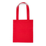 Baumwolltasche mit langem Henkel in verschiedenen Farben farbe rot zweite Ansicht