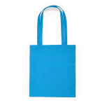 Baumwolltasche mit langem Henkel in verschiedenen Farben farbe hellblau zweite Ansicht