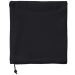 Fleece-Schlauchtuch aus Polyester mit elastischem Versteller farbe schwarz zweite Ansicht