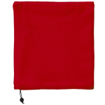 Fleece-Schlauchtuch aus Polyester mit elastischem Versteller farbe rot zweite Ansicht