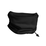 Fleece-Schlauchtuch aus Polyester mit elastischem Versteller farbe rot erste Gebrauchsansicht