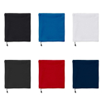 Fleece-Schlauchtuch aus Polyester mit elastischem Versteller farbe rot erste Detailansicht