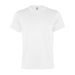 Technisches Herren-T-Shirt aus recyceltem Polyester farbe weiß zweite Ansicht