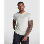 Technisches Herren-T-Shirt aus recyceltem Polyester farbe pastellgrün erste Gebrauchsansicht