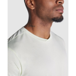 Technisches Herren-T-Shirt aus recyceltem Polyester farbe pastellgrün zweite Detailansicht