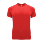 Kurzärmeliges Funktionsshirt aus Control-Dry-Stoff farbe rot zweite Ansicht