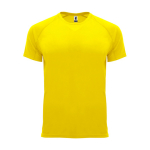 Kurzärmeliges Funktionsshirt aus Control-Dry-Stoff farbe gelb zweite Ansicht